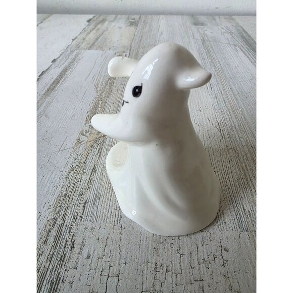 Ceramic vintage ghost Halloween decor shabby chic white - Picture 2 of 7
